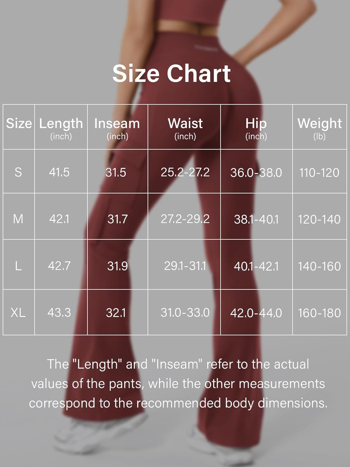 YEOREO Women's Workout Flare Leggings - Image 6