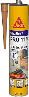 SIKA - Mastic polyuréthane PU tout en 1 - Sikaflex PRO 11 FC Purform Beige - Collage puissant - Mastic multi-matériaux - Etanche - Intérieur et Extérieur - Construction et Bricolage - 300ml