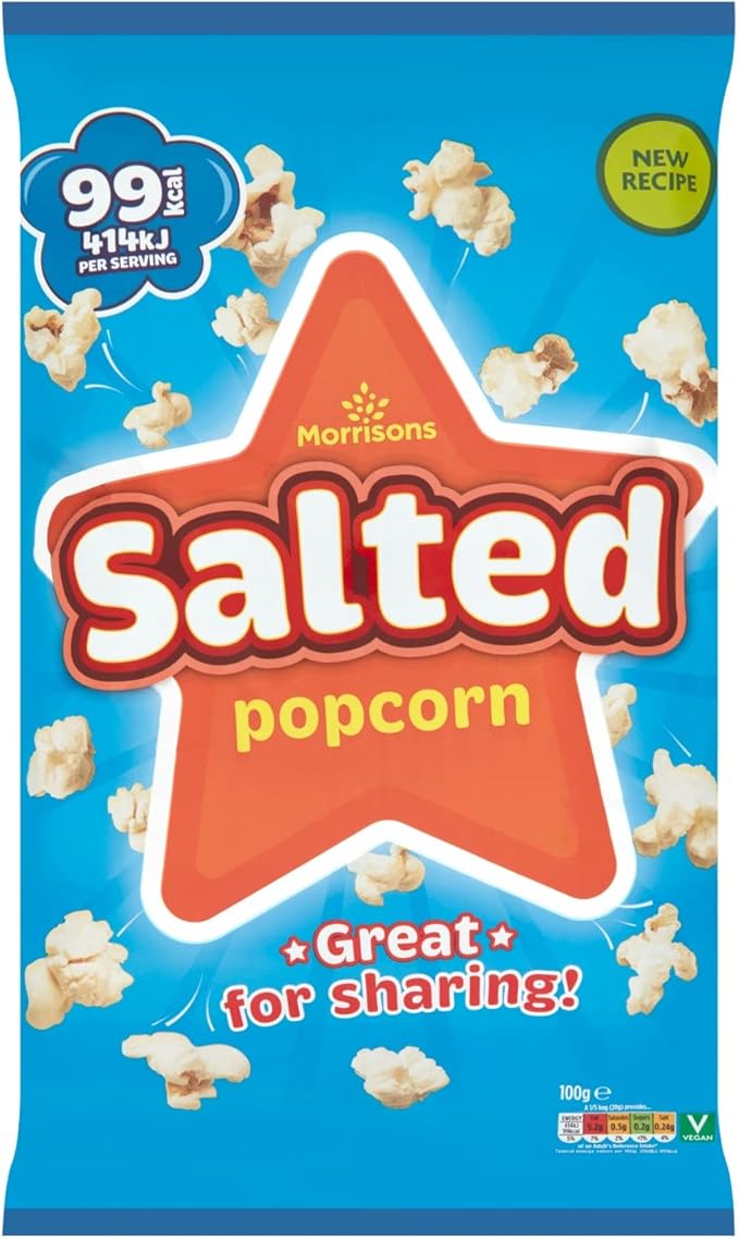 Morrisons Salted Popcorn, 100 g Amazon.co.uk Grocery
