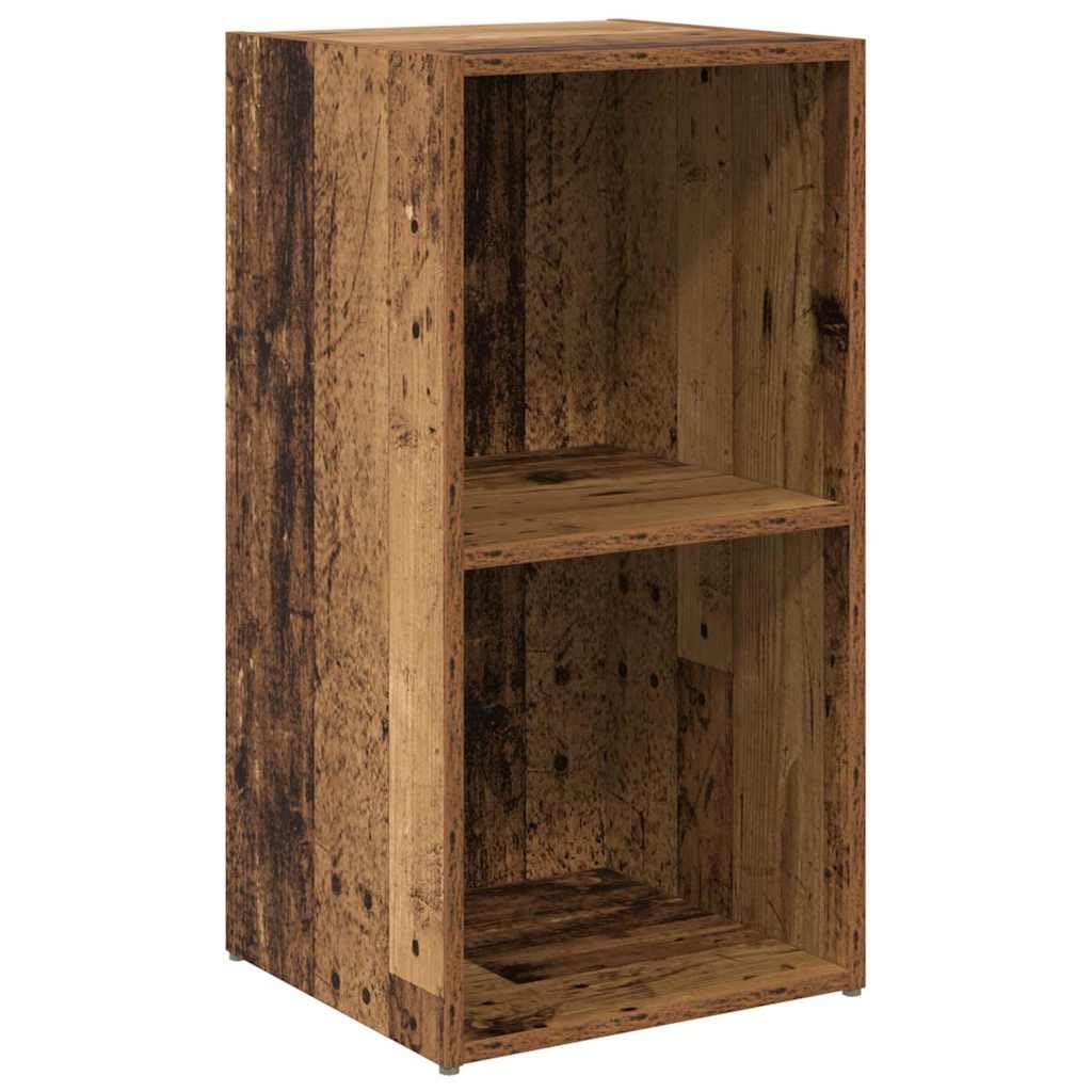 TV-Schrankset Wandmontiert, 6-teilig, Altholz Holzwerkstoff, Modernes Media Center für Wohnzimmer, Schlafzimmer
