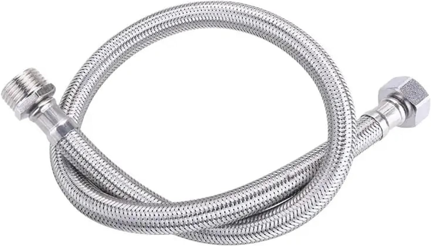 Water Taps Pipe Plumbing Hose 1/2 Tap Accessories Bathroom Kitchen Single Cold Hose Stainless Steel Flexible Faucet Hoses