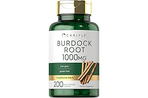 Greater Burdock: Unlock Natural Healing with Our 1000 mg Burdock Root Extract