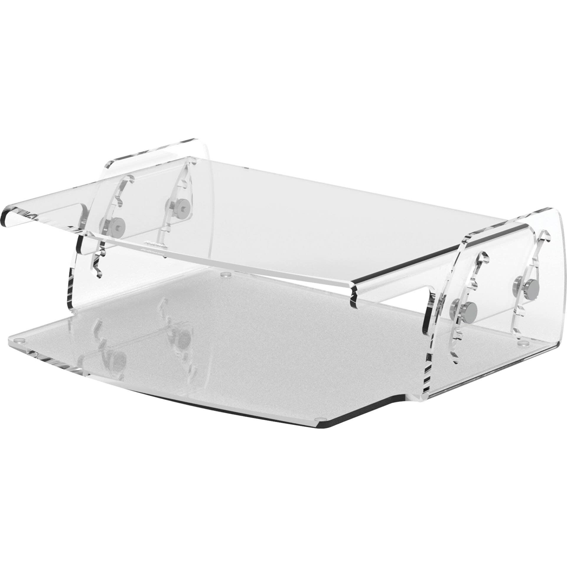Fellowes Clarity Monitorständer, höhenverstellbar, 10kg Tragkraft, transparent