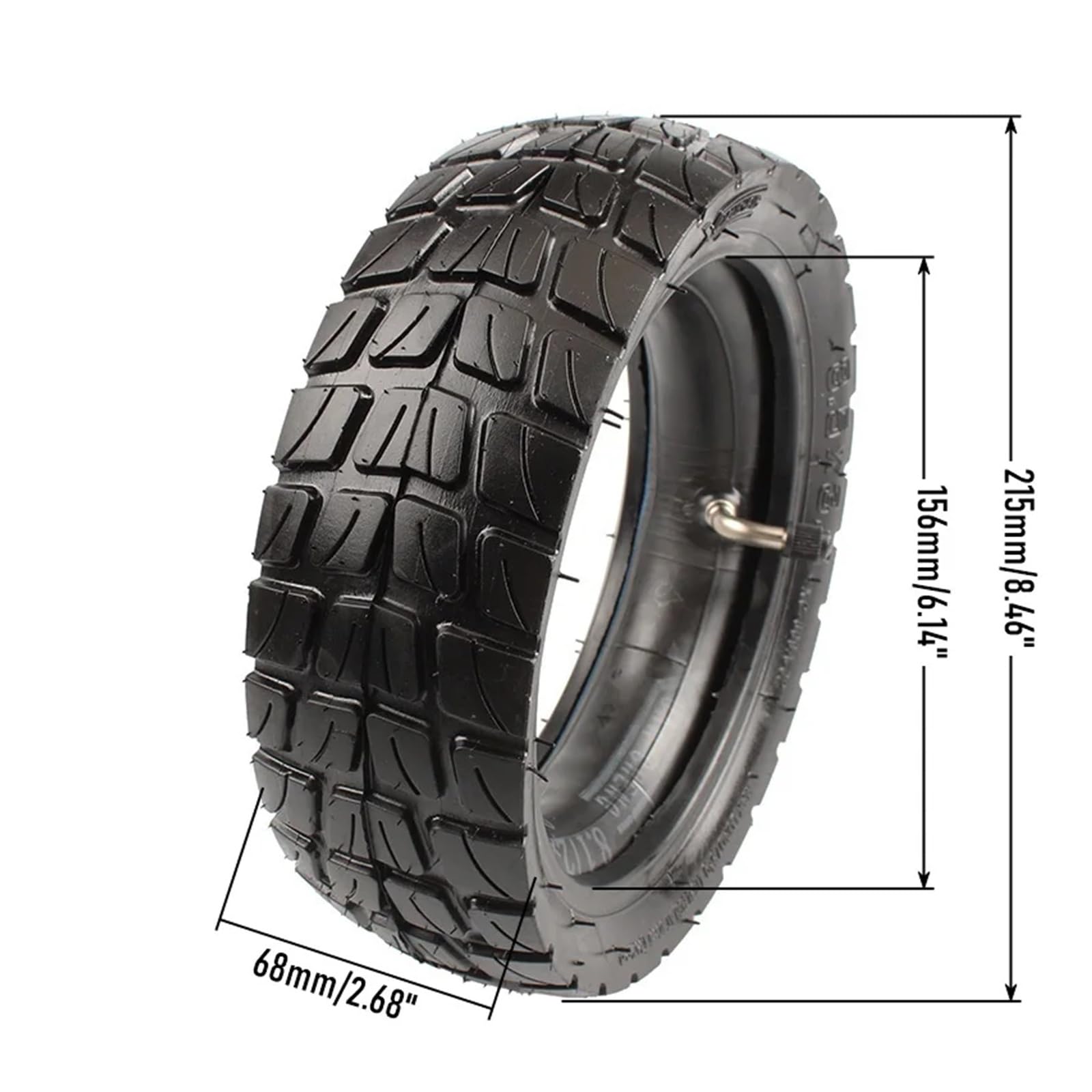 8.5x3 Opona terenowa do Mini M365 1S Pro Pro2 Mi3 Elektryczna hulajnoga 8 1/2x3 8.5" Akcesoria do hulajnogi(Tire and tube)