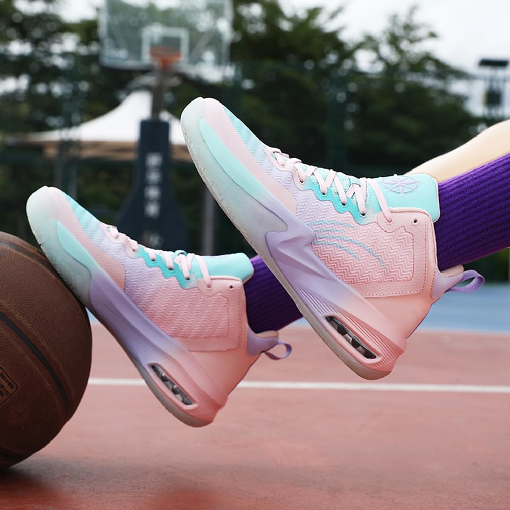 Męskie buty do koszykówki, buty sportowe, amortyzujące wstrząsy, oddychające, do koszykówki, męskie, lekkie buty sportowe, do biegania, antypoślizgowe, sportowe sneakersy, bsk f33, 40 EU