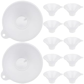 Calculi Strainer Kidney Stone Collector Funnel with Mesh Screen Filters for Straining Urine and Pee for Analysis Testing 12 Pack