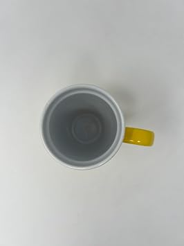 16oz Ceramic Tall Mug Inside Lip Assorted Colors - 6 Count