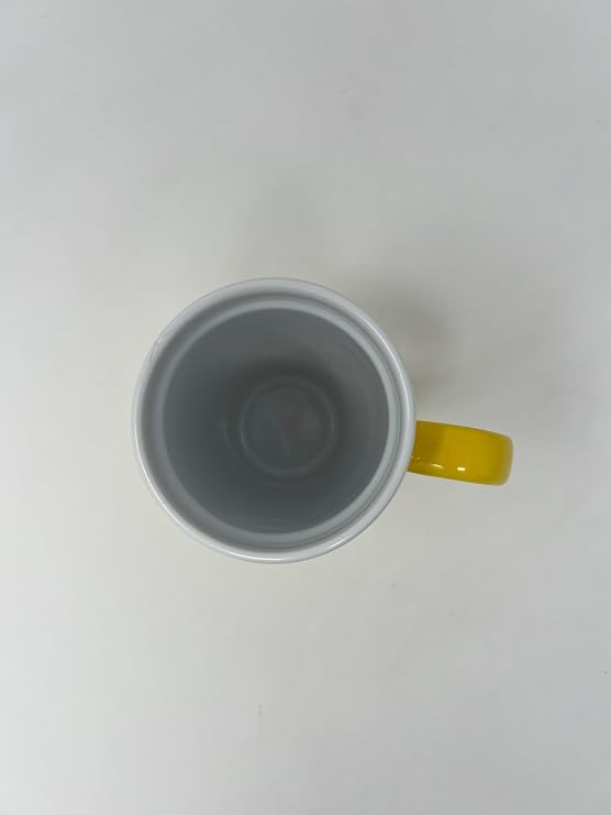 16oz Ceramic Tall Mug Inside Lip Assorted Colors - 6 Count