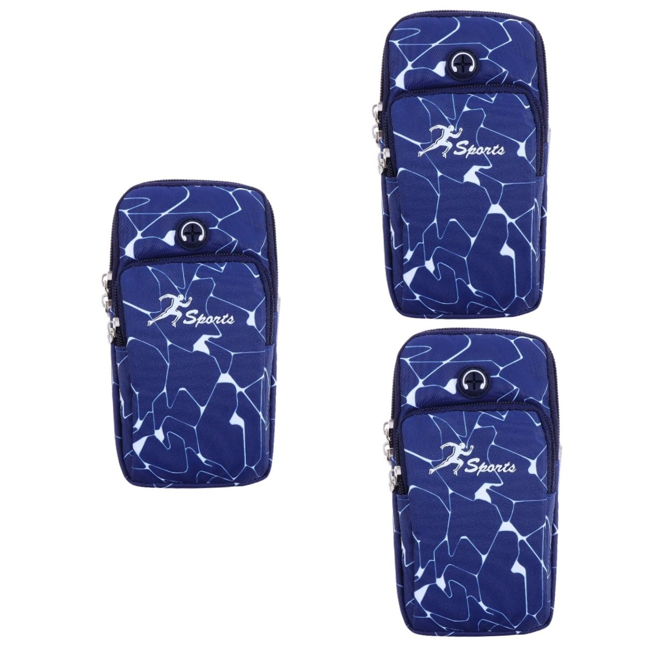 UPKOCH 3pezzi Marsupio Sportivo Per Smartphone Braccio Oxford Per Attività Outdoor Portacellulare e Resistente Per Ciclismo e Jogging