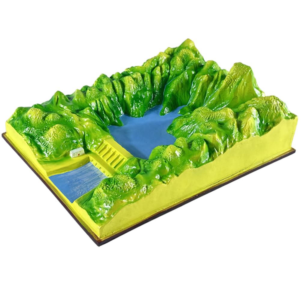 YRQMGSF Geomorphological Model Mountain Hydropower Station Model for Geology Teaching Learning Aids Tool