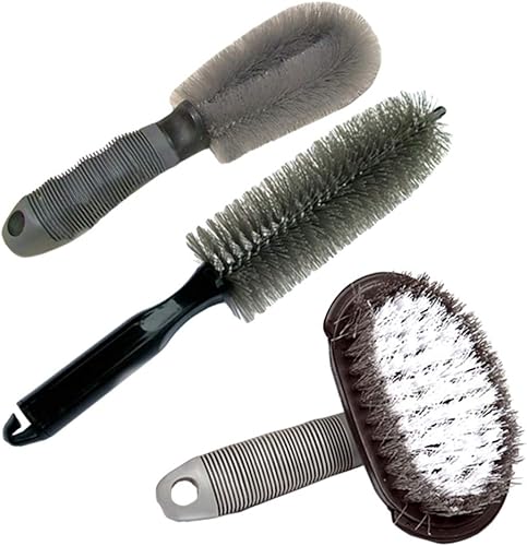 3 unids limpieza de la rueda de cerdas llanta Detalle del neumático Cepillo equipo de lavado para coches, motocicletas, bicicletas disponible en Yaxa El Salvador