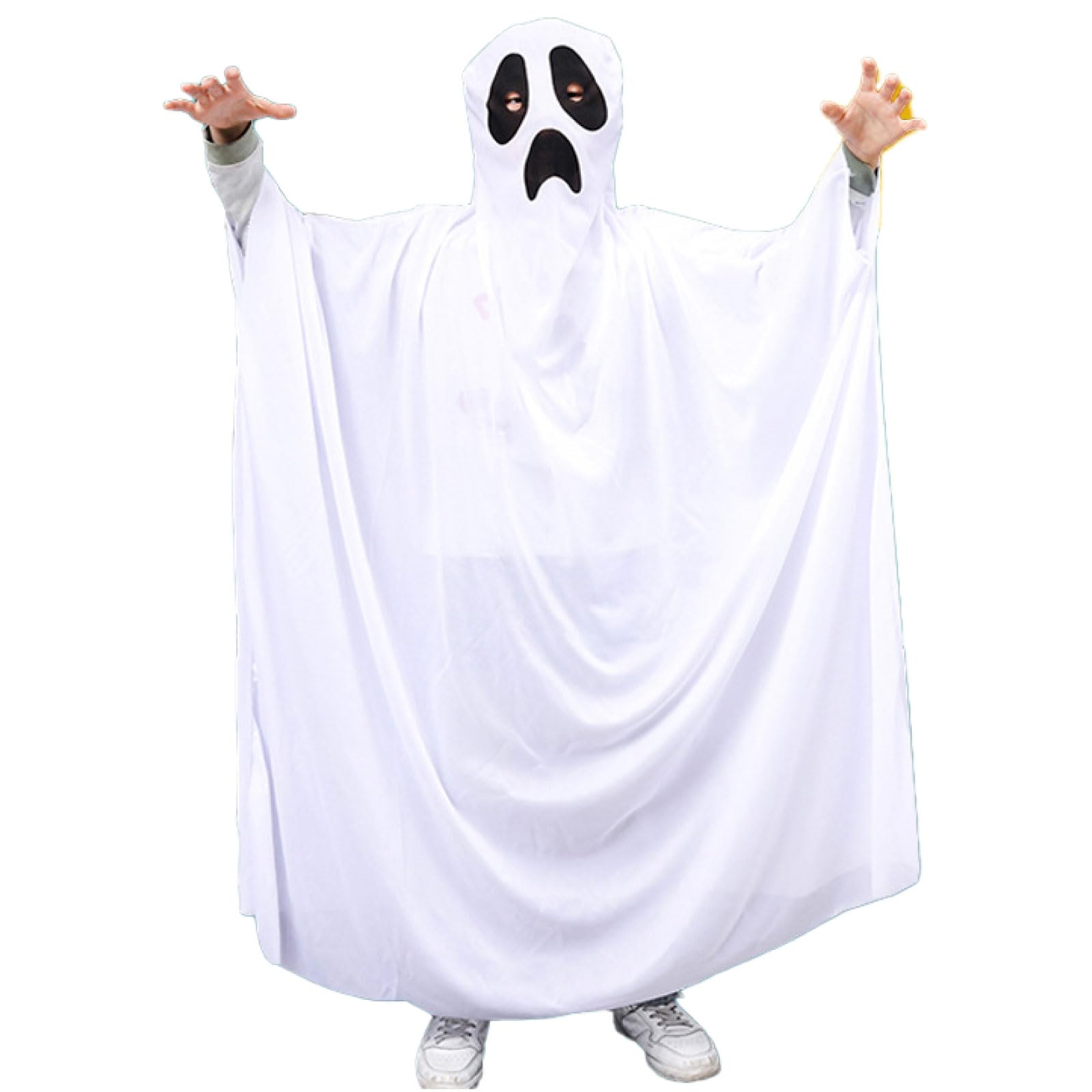 Amazon.co.jp: morytrade おばけポンチョ コスプレ お化け ハロウィン 