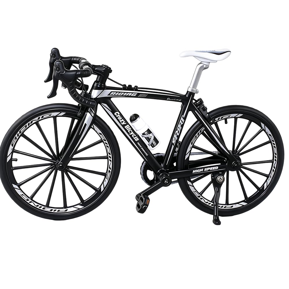 Model roweru górskiego, model roweru górskiego 1:10, zabawka, mini model roweru ze stopu roweru, model roweru górskiego, ornamenty do salonu, dekoracja stołu, biura (zielony)