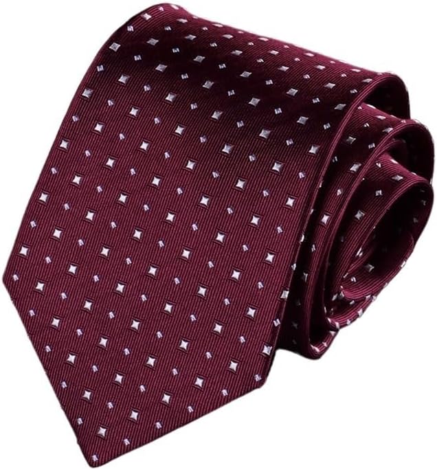 8in men's business yarn-dyed hand-tied tie professional work formal shirt