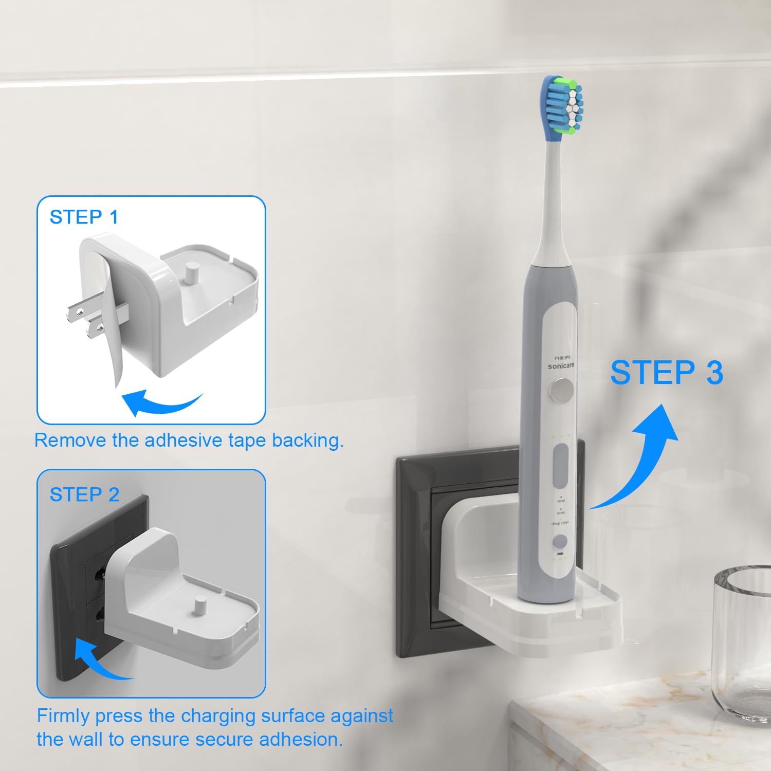 Amazon.co.jp: ワイヤレス電動歯ブラシウォールチャージャー Philips