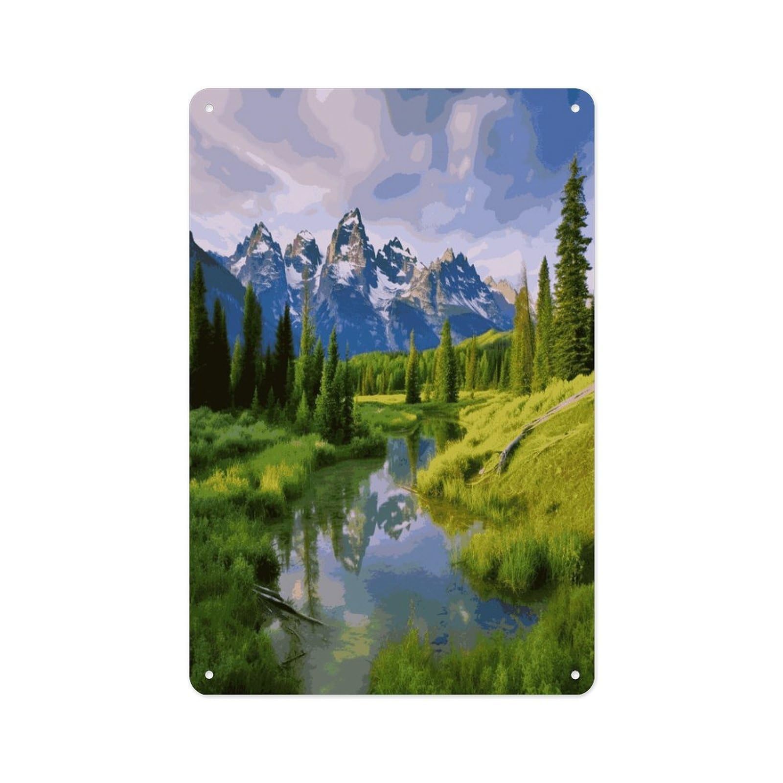 Fekiloot Style National Park Wall Decor Metal Signs Tin Signs Poster