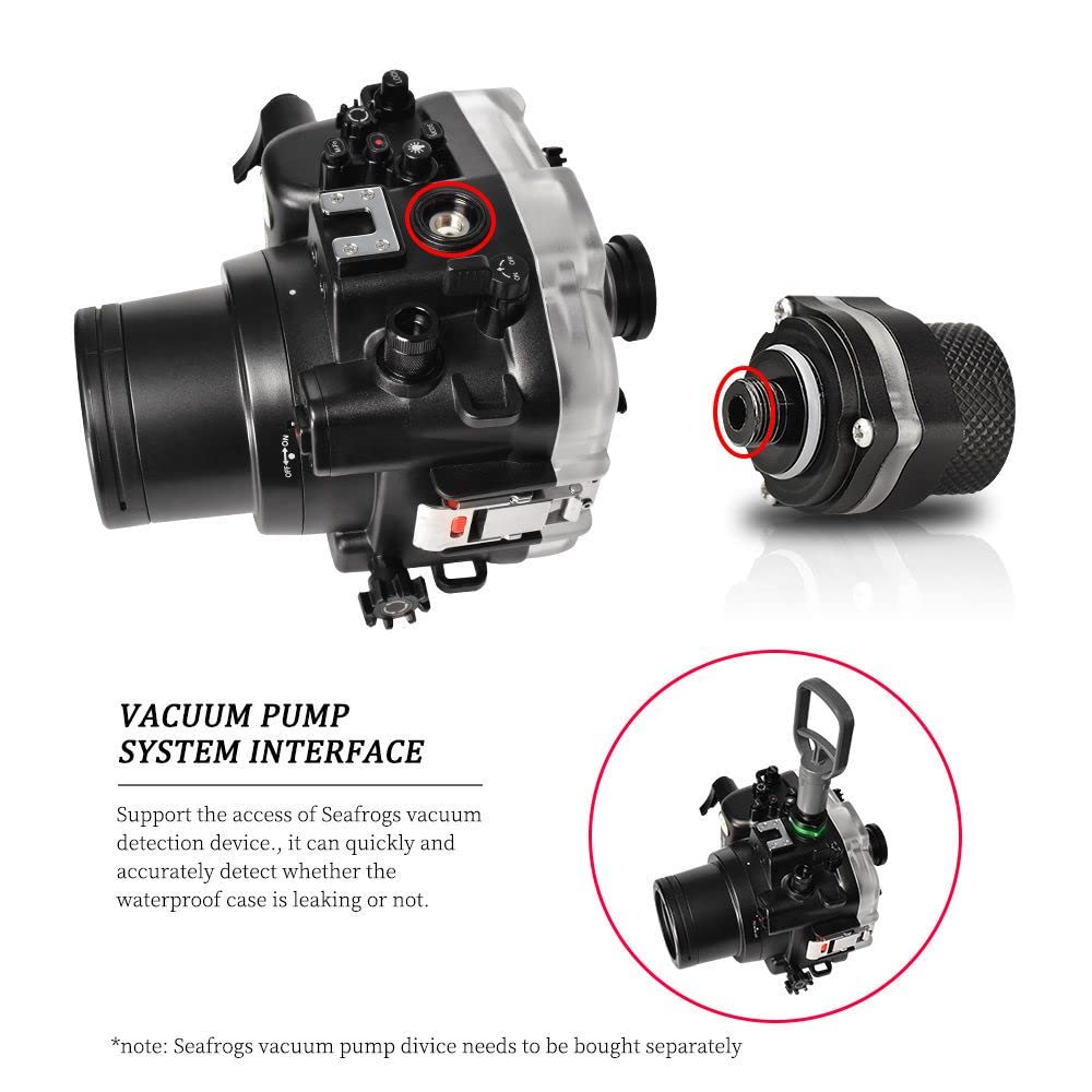 Amazon | Sea Frogs 水中カメラケース Canon EOS R5 60MM IPX8