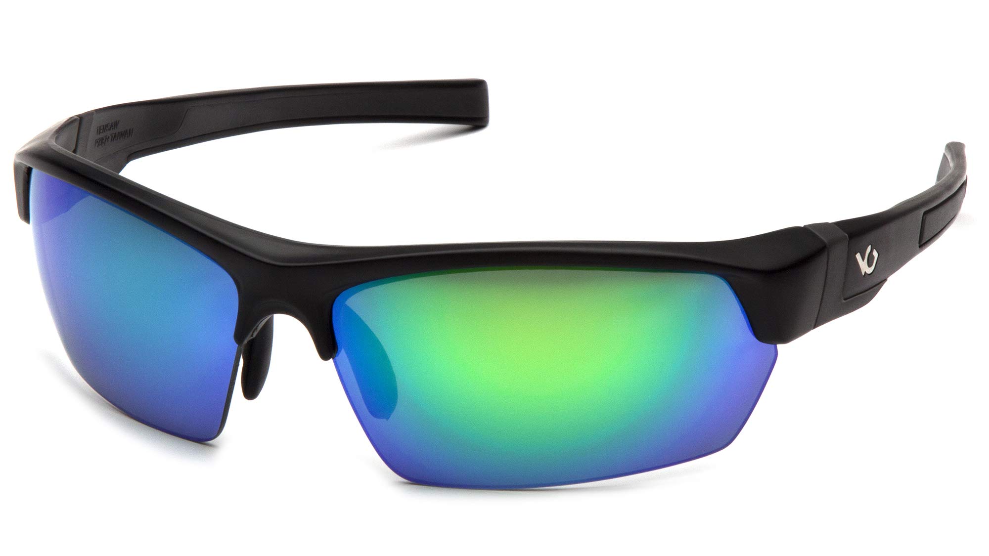 Venture Gear Tensaw Glasses, Black Frame, Polarized Green Mirror Lens-picture-21
