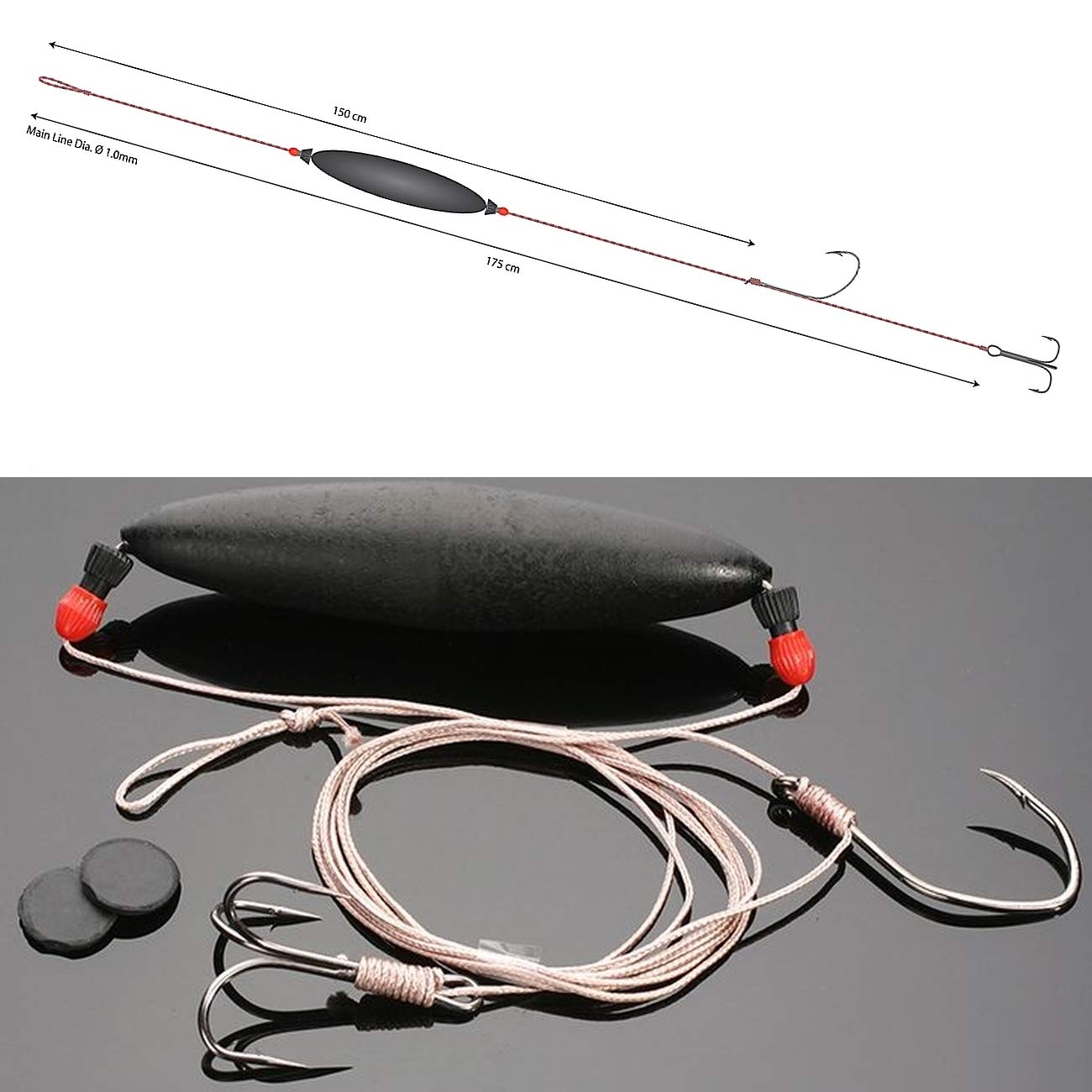 MIKADO Unterwasserpose TAUCH-SET Intro Cat | 30g/175cm
