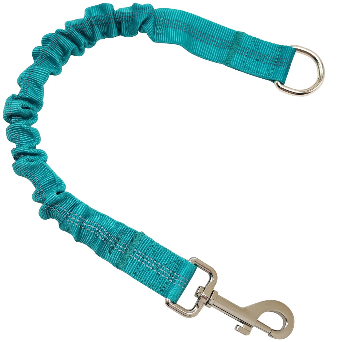 BTINESFUL Bungee Dog Leash Extension, 18”Dog Shock Absorber Extender, Works with Any Leash for Walking, Jogging, Training, Playing