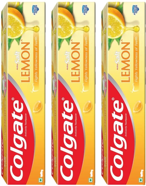 Colgate Active Salt Lemon Toothpaste 100 gm (pack of 3) ..HUMARABAZAR.. (B0CZNY6WR4) Amazon Price History, Amazon Price Tracker