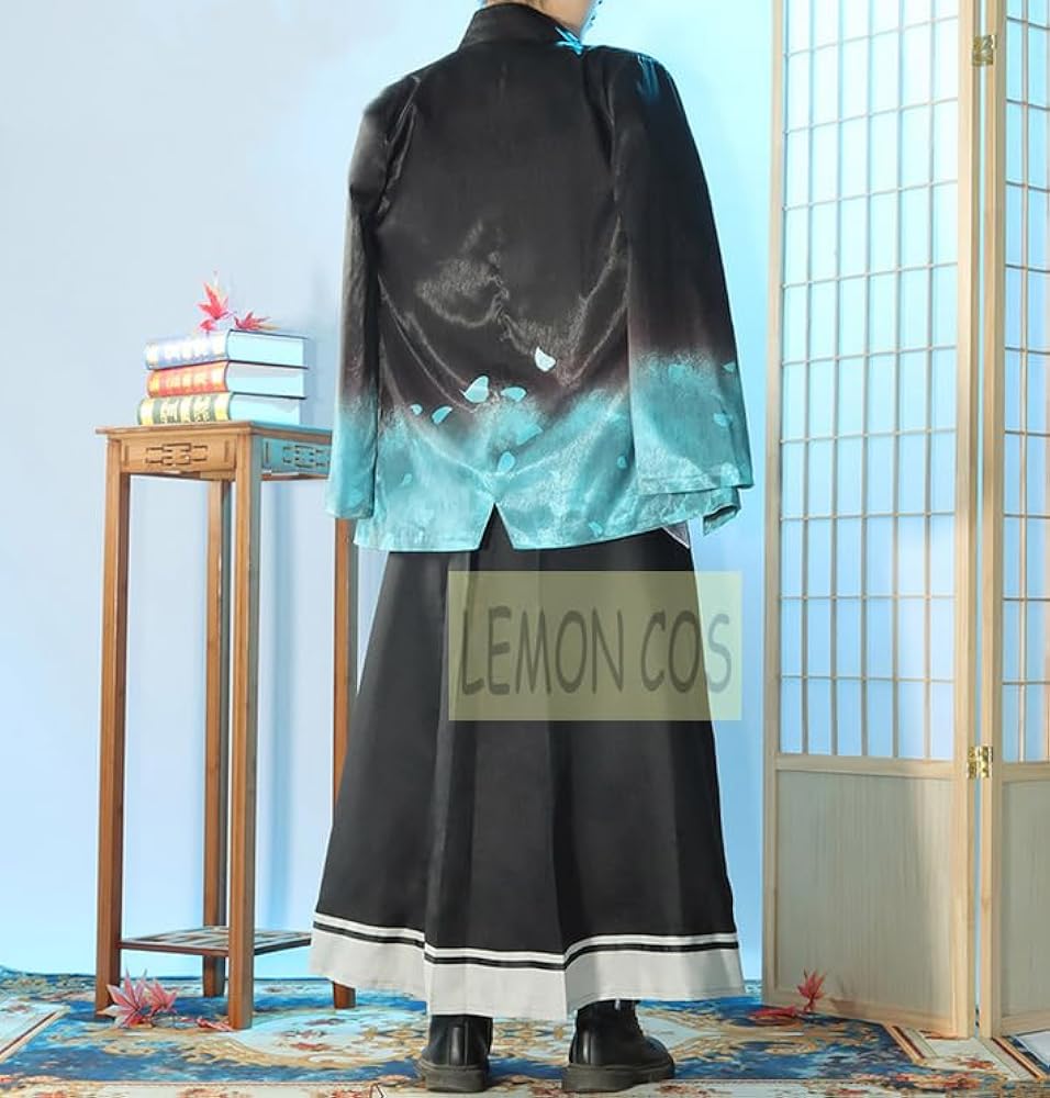 振袖　青　【コスプレやイベント用】 Amazon.co.jp: ｢Lemon COS｣甲斐田晴 浴衣 和服 コスプレ衣装