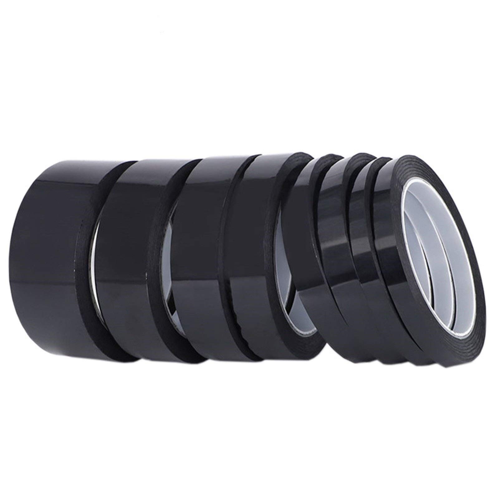 Buy High Temp Tapes 2 pcs 5/8/10/12/15/18/20/25mm x 50M Black High