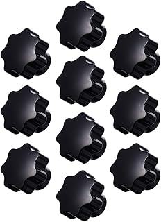 TEHAUX 10pcs Handle Stainless Steel Lug Nuts Clamping Knob Female Ends Star Knob Knobs Accessory Thru Hole Knobs Clamping Control Knob Screws Plastic Knobs Accessories Thread