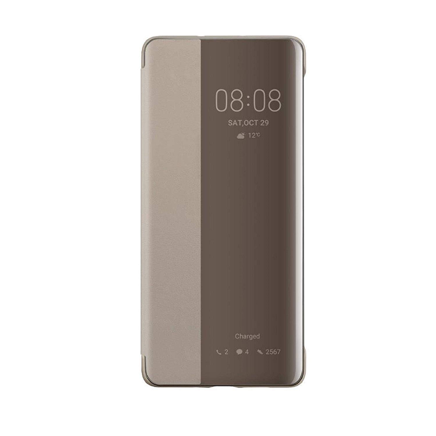 P30 Pro Smart View Flip Cover - Khaki (Pack of 1)