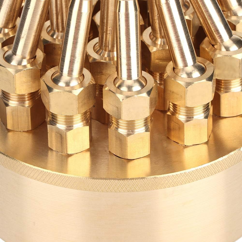 TOPINCN Buse de fontaine en laiton 3 couches réglable Tête de pulvérisation DN40
