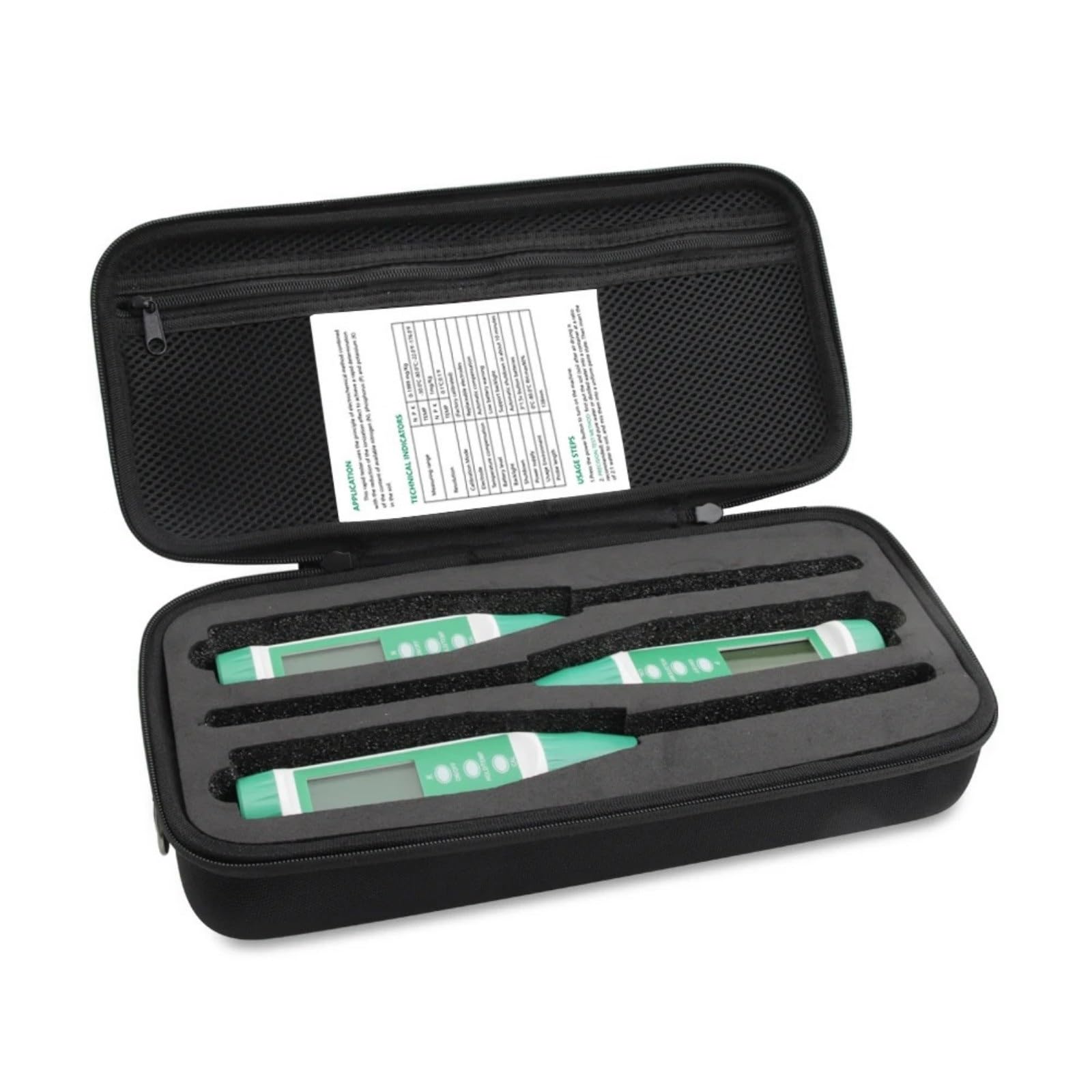 Bodentest-Set, NPK-Messgerät, Boden, schnellwirkender Stickstoff-/Phosphor-/Kaliumtester, Nährstoffanalysatoren Leicht ablesbares Wasserhärte-Testkit(GreenPhosphorus Tester)