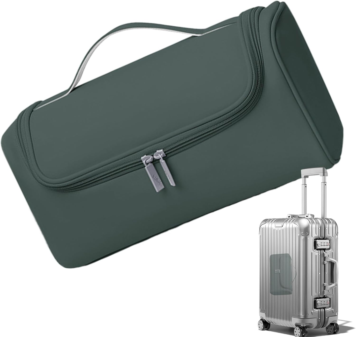 Hair Dryer Bag, Hair Tool Pouch, Waterproof Travel Organizer, Dustproof Lightweight Storage Carrier for Curls Drying Supplies, Styling Tools, and Accessories