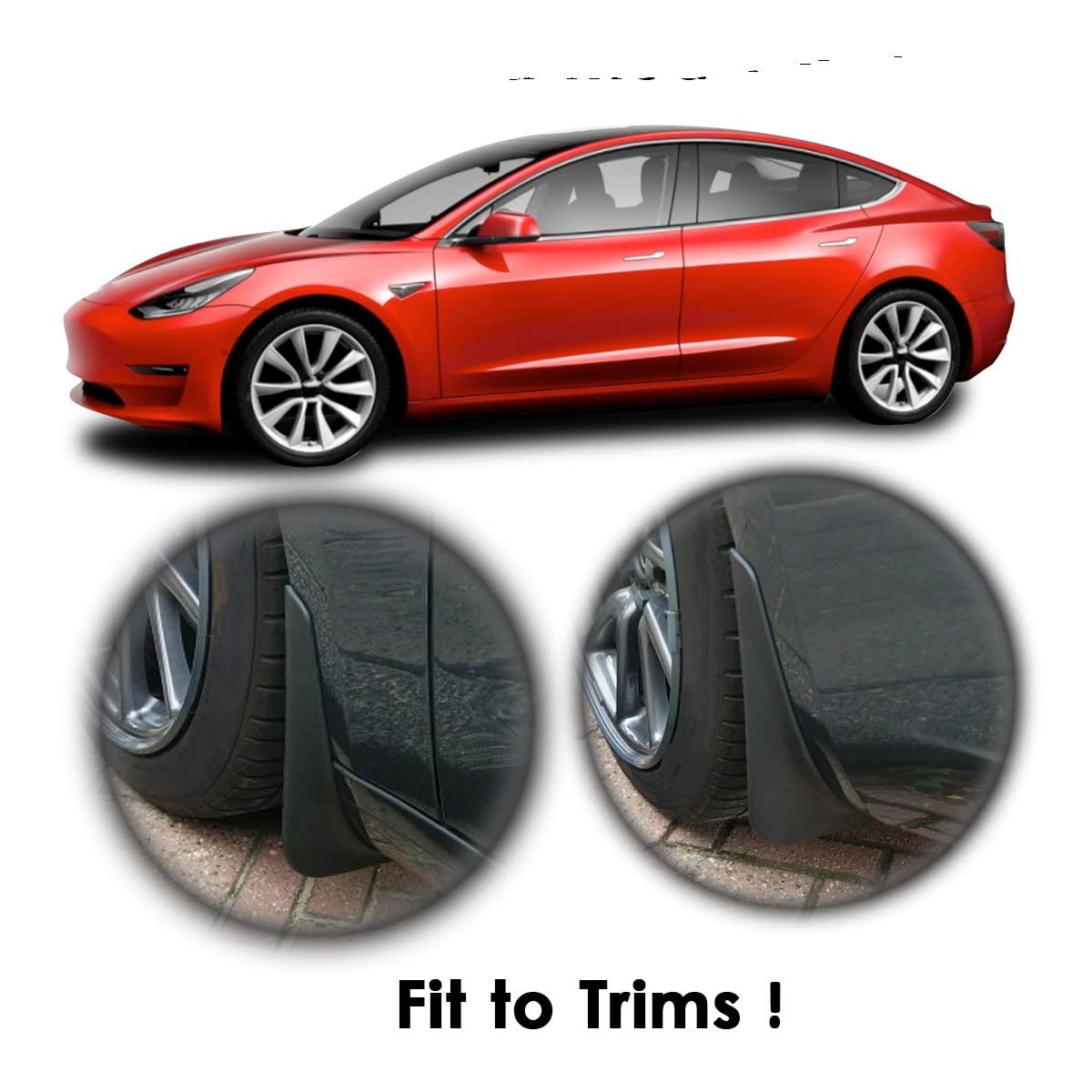 per Tesla per Modello 3 Auto Paraspruzzi Paraspruzzi Parafanghi Anteriore Parafango Posteriore Protezione Paraspruzzi Auto 2016-2021
