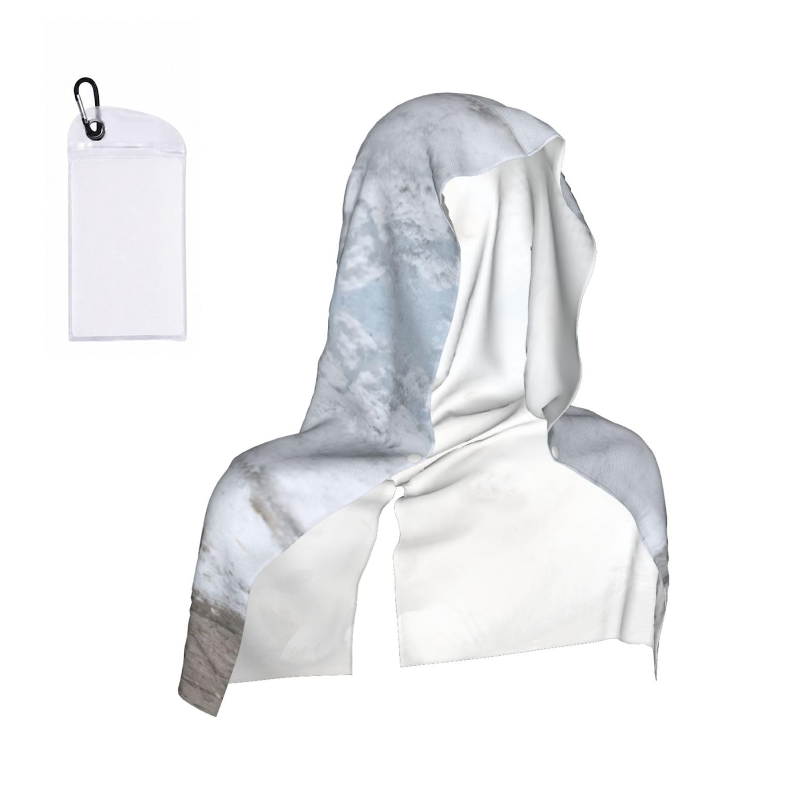 ZYJHYY Baby Polar Bear Print Unisex Swimming Towel Practical Camping Towel Skin-Friendly Cooling Towel For Workout Training