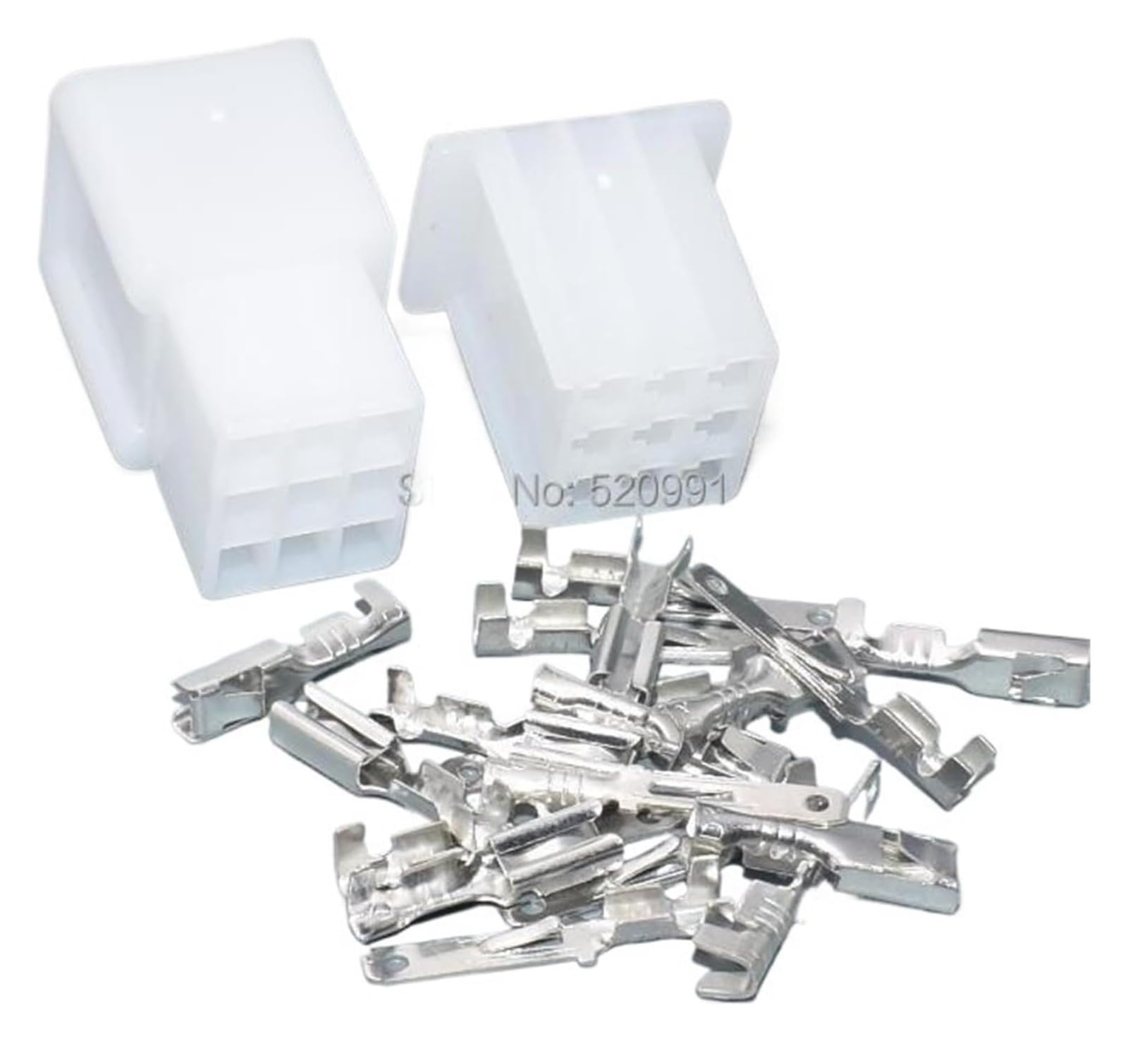 Juego multiusos de 100 kits de conectores eléctricos de 9 pines de 2,8 mm 9P macho hembra p/Lug compatible con motocicleta y coche