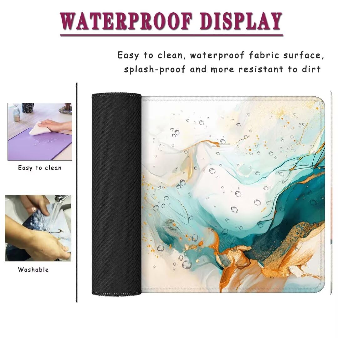 Alfombrilla Ratón Stone Art, Mousepad Alfombrilla Raton Gaming XXL 1600x800x4mm Mouse Desk Mat Gamer para Gaming, Tapete Escritorio Mujer Almohadilla Raton Mouse Pad Base de Goma Antideslizante S-1082