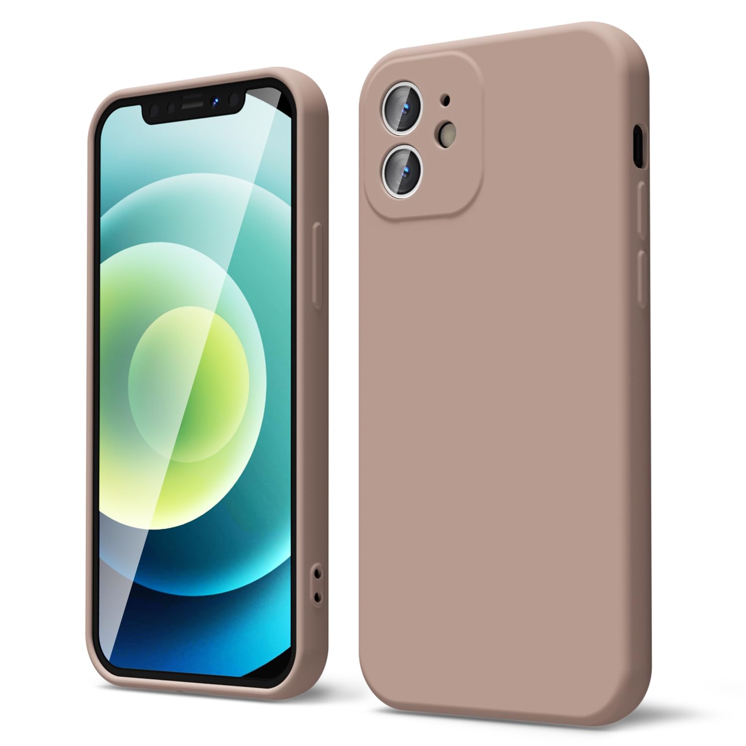oakxco for iPhone 16 Pro Max Case Liquid Silicone, Soft Rubber Gel Elegant Aesthetic Basic Simple Cover, Cute Thin Slim TPU Matte Solid Color Plain Smooth Case for Women Girl, Light Pink — view 1728