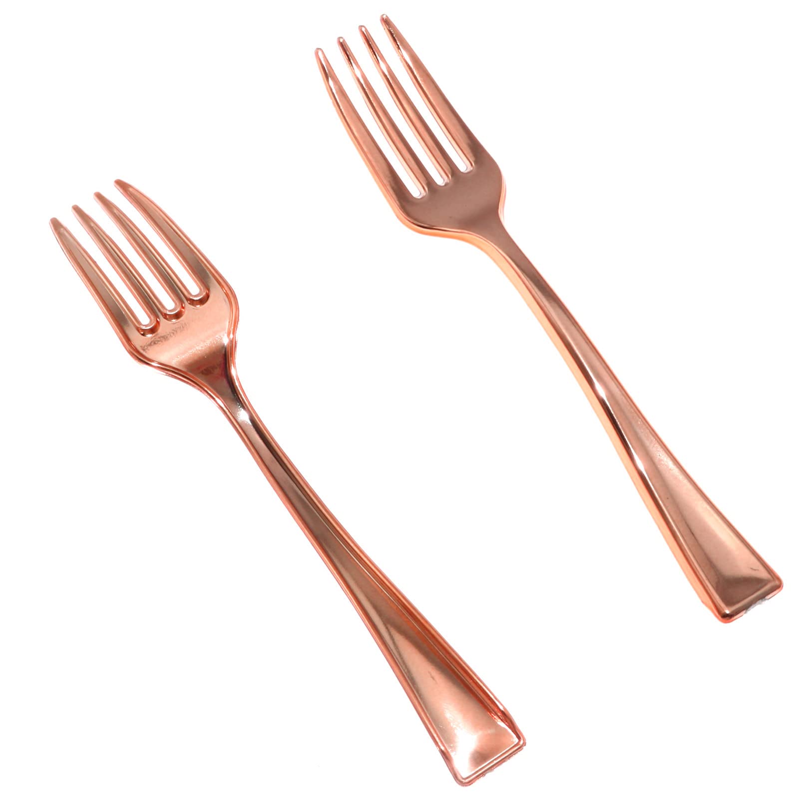Rose Gold Mini Forks - 24 Pack for Parties & Desserts -3 Rose Gold Mini Forks - 24 Pack for Parties & Desserts -3
