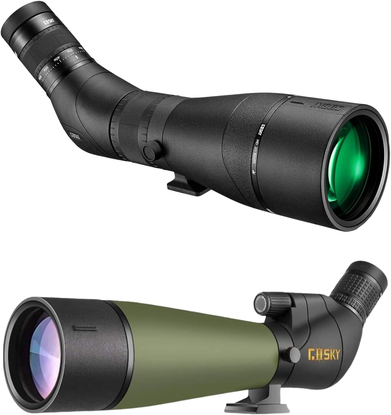 Gosky 2060x80 Spotting Scopes and EagleView Spotting