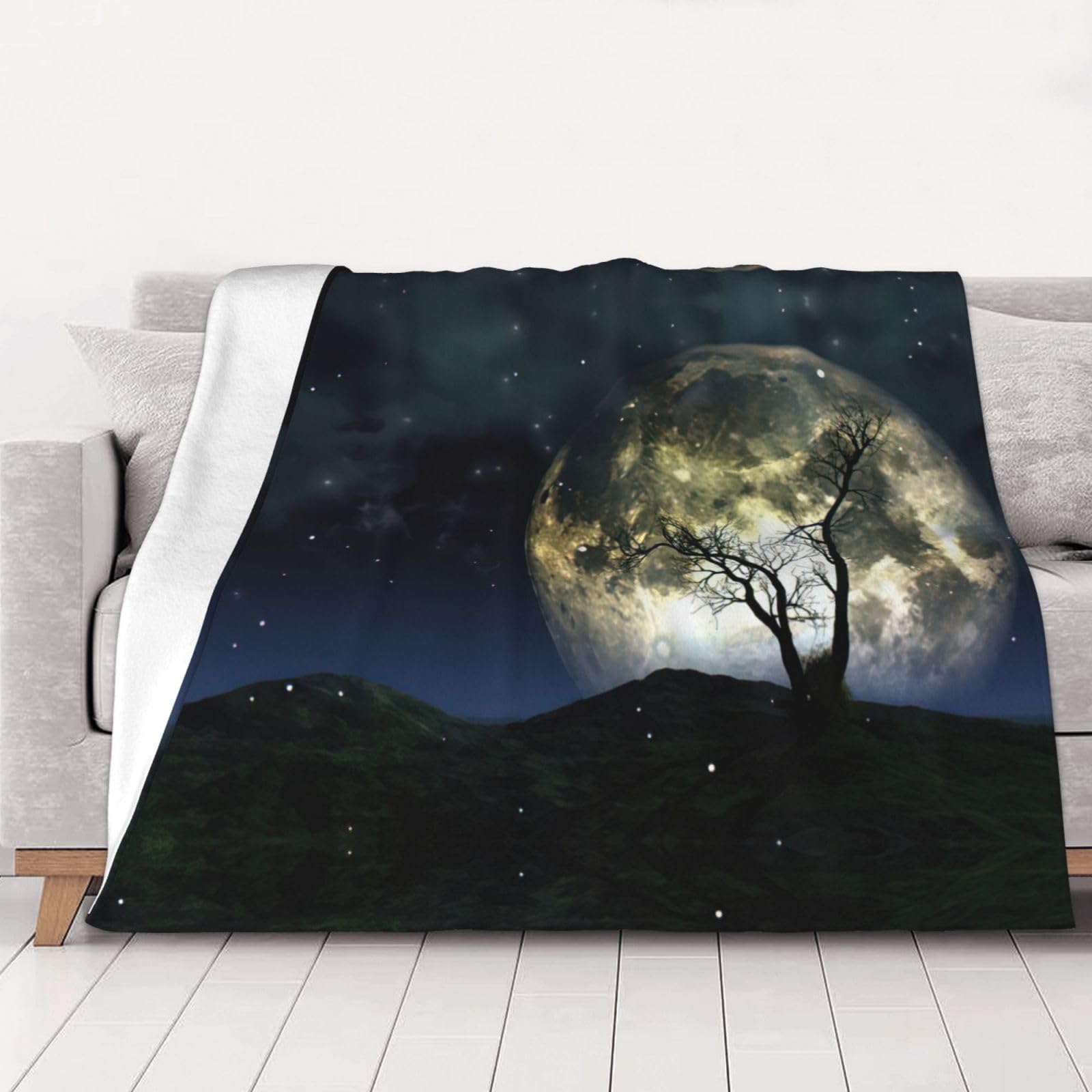 Couverture flanelle galaxie douce haute qualité pour salon et voiture