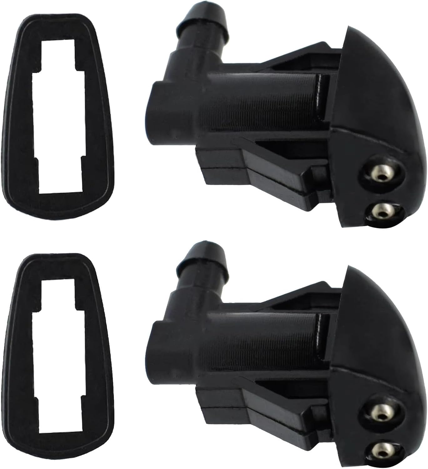 Car Wiper Washer Sprayer Replacement for Jeep For Grand For Cherokee WK WK2 2005-2018 OEM 55079049AA 2Pcs Wiper Water Spray Nozzle Front Windshield