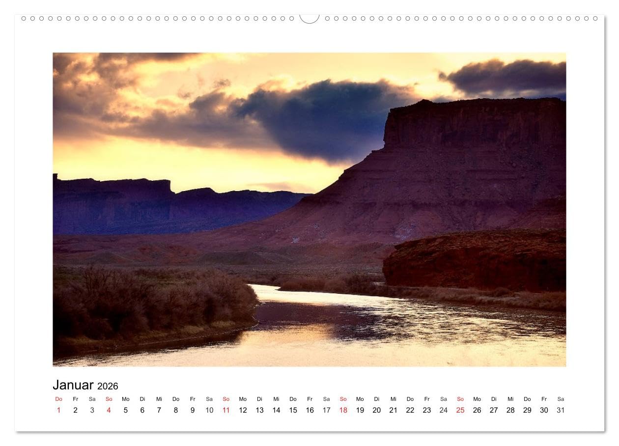 Impressionen vom Colorado River (Wandkalender 2026 DIN A2 quer), CALVENDO Monatskalender: Ein Naturschauspiel der besonderen Art: Atemberaubende ... Colorado River im Südwesten der USA
