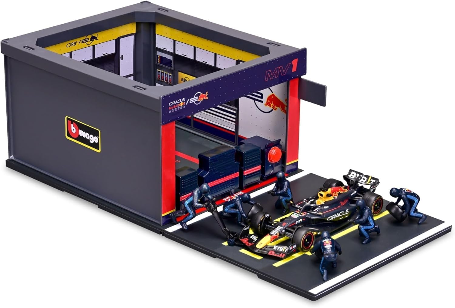 Amazon.co.jp: - フォーミュラ1カー レッドブルピットストップジオラマ