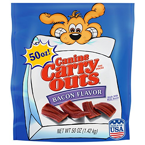 Canine Carry-Outs Bacon Flavor Dog Treats, 50-Ounce