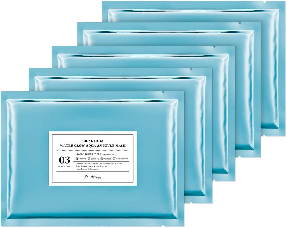 Dr. Althea Water Glow Aqua Ampoule Mask 5Pcs