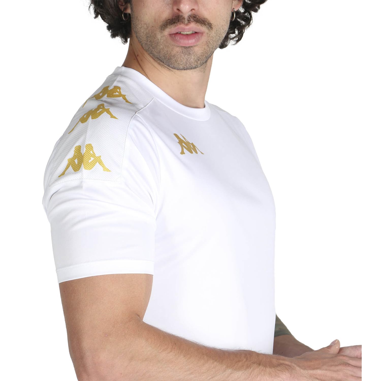 Kappa - T-Shirt, Uomo, Poliestere, Calcio, Modello: Kappa4Football Gianto