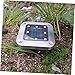 Gadpiparty Solar Lanterns Outdoor Waterproof 2 Pack 8led Solar-Powered Ground Lights for Outdoor Landscape Led Lighting Tool