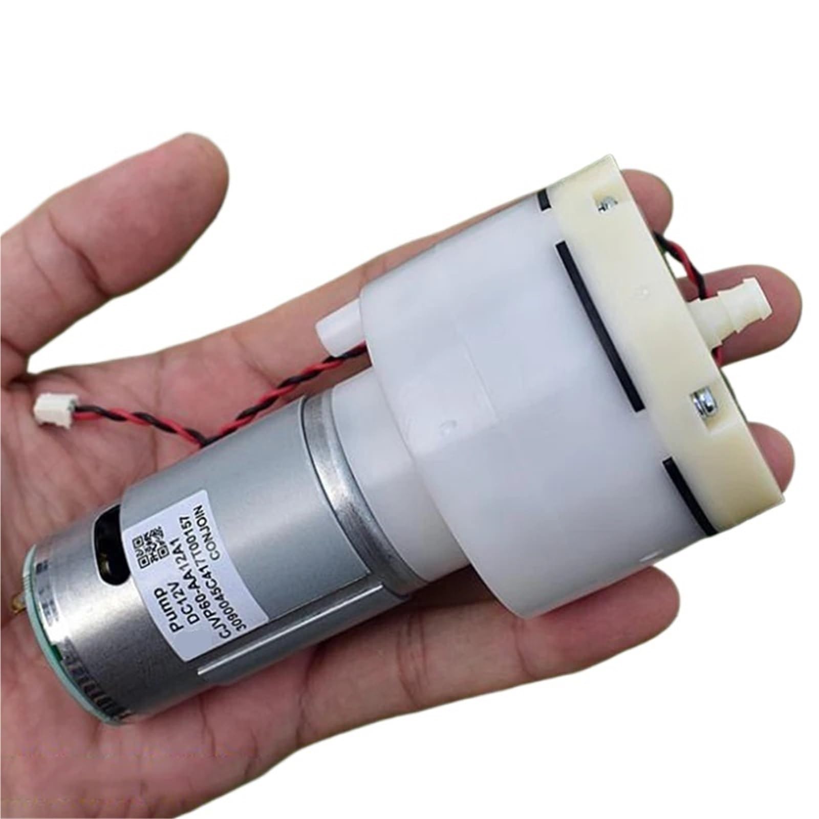 CJVP60 Bomba de aire y oxígeno de diafragma DC12V 10 LPM con motor Micro 555 de alto flujo, bomba de succión de presión negativa, silla de masaje DIY
