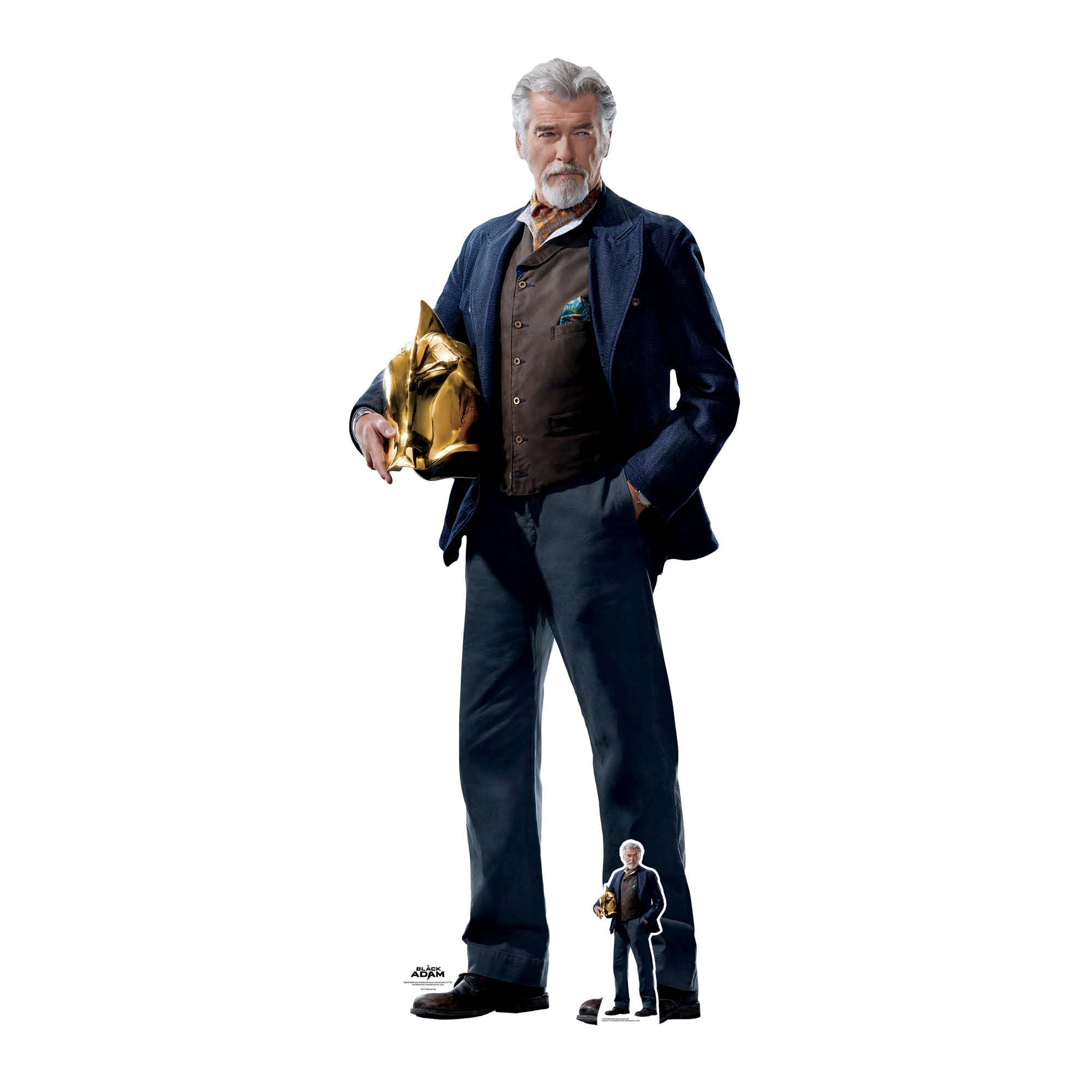 Star Cutouts Doctor Fate Kent Nelson Pierce Brosnan Black Adam Lifesize Cardboard Cutout with Mini – DC Movie Fan Display & Party Decoration