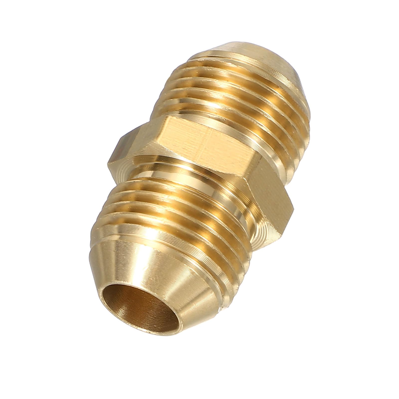 sourcing map Pressure Washer Hose Connector M18 Male Spigot to M18 Male Spigot 4800PSI Copper Pressure Washer Hose Adapter Coupler Extension Fitting Quick Connect